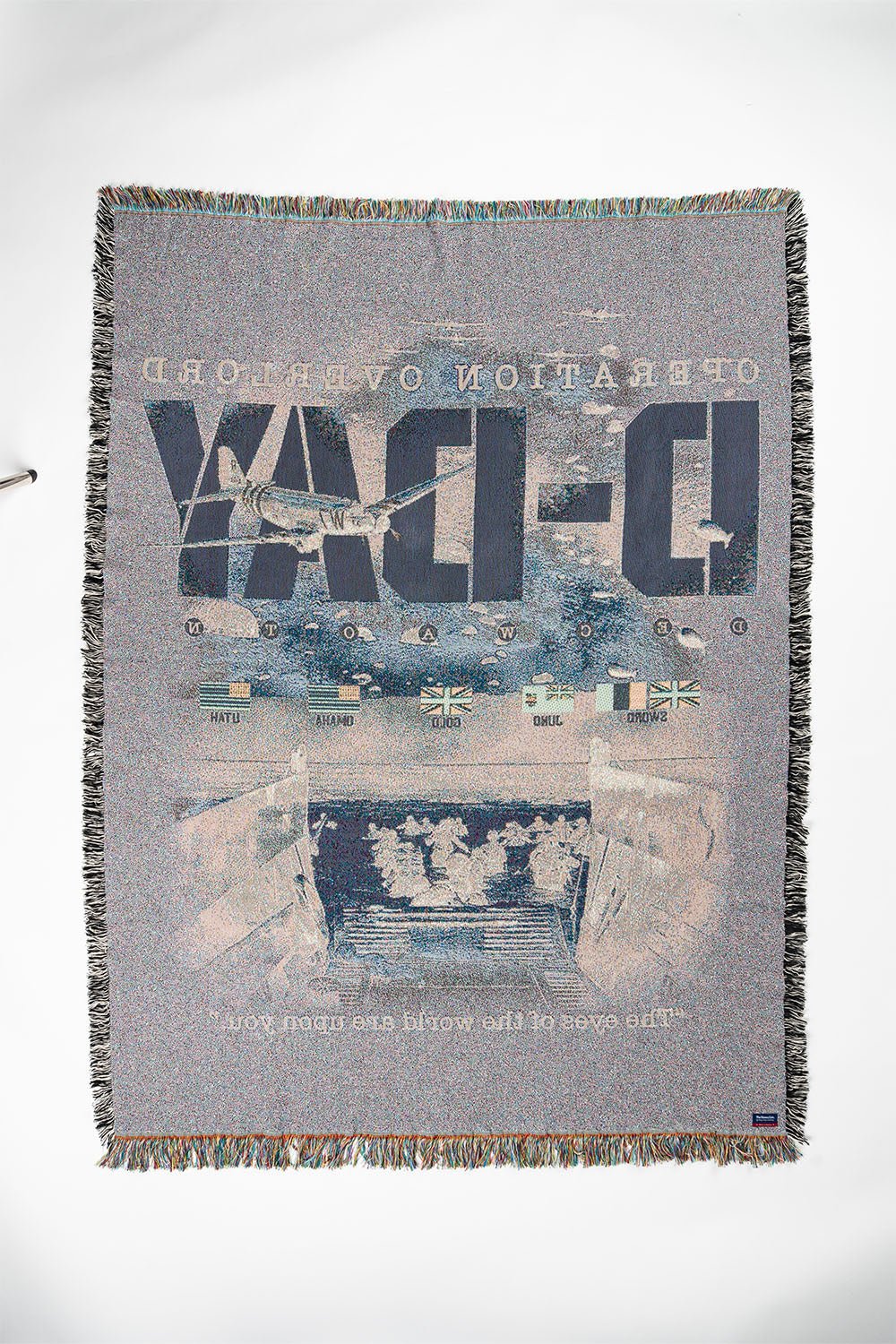 The History List Commemorative D - Day Blanket