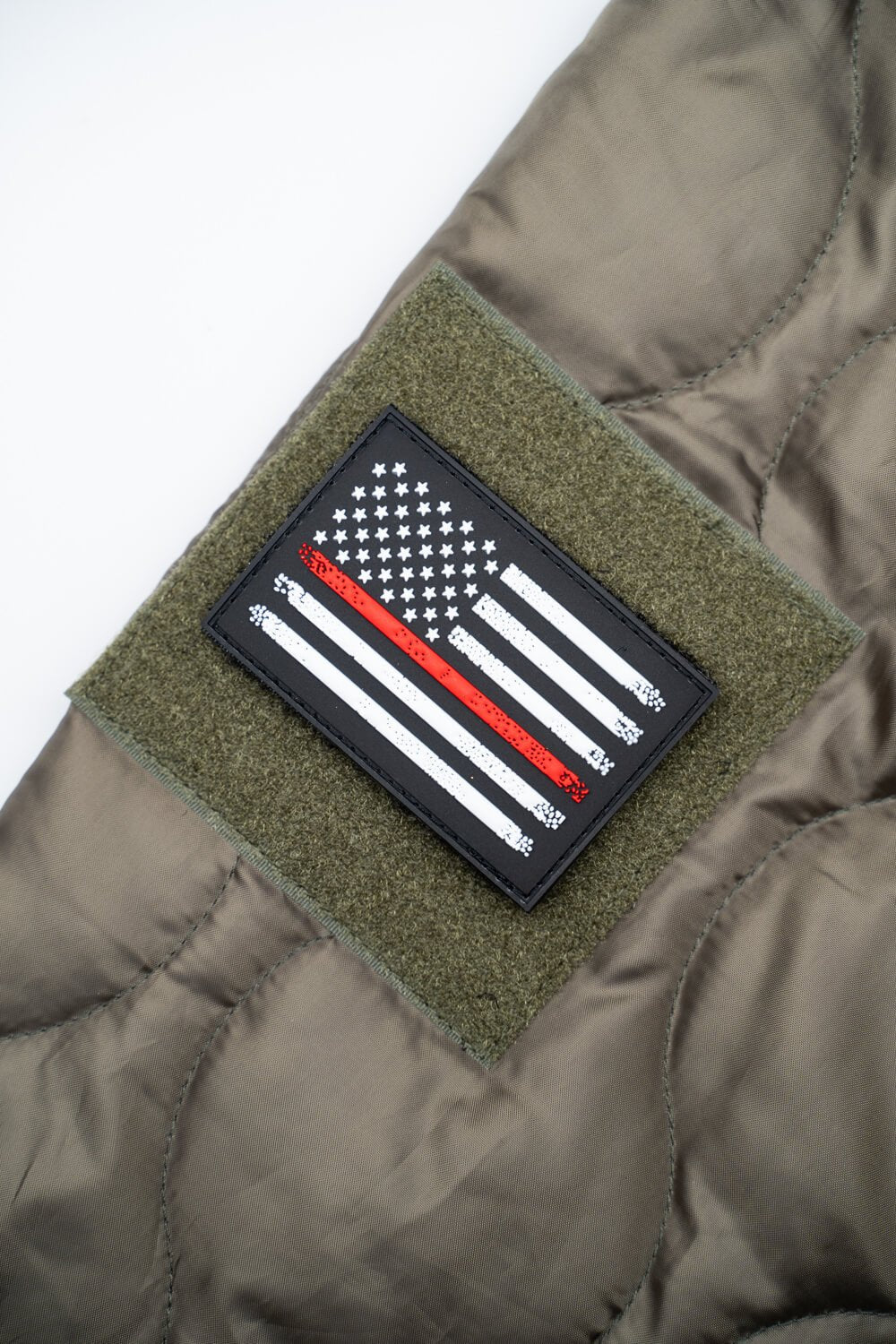 Thin Red Line PVC Patch