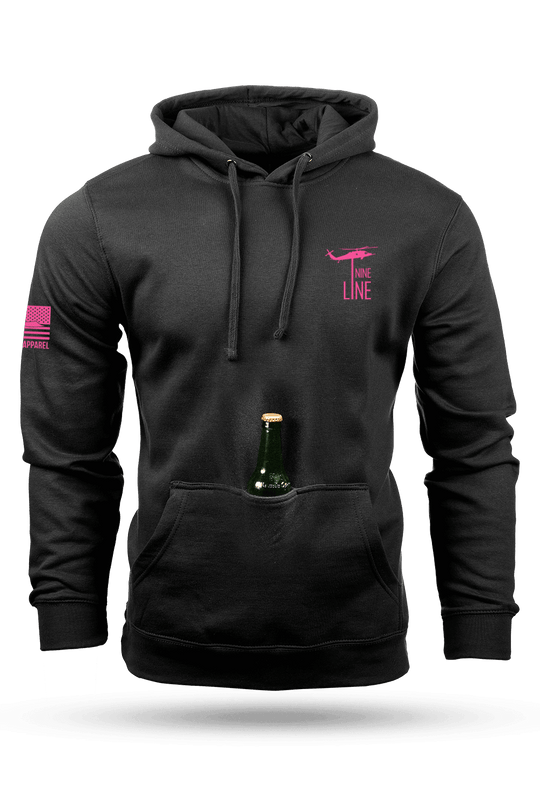 Warriors Wear Pink - Breast Cancer Awareness - Raglan Tailgater Hoodie