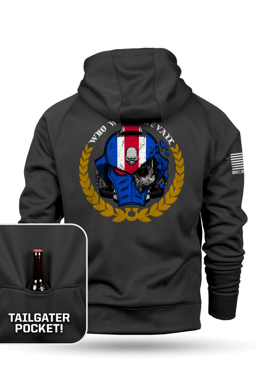 Who Will Prevail? - Raglan Tailgater Hoodie