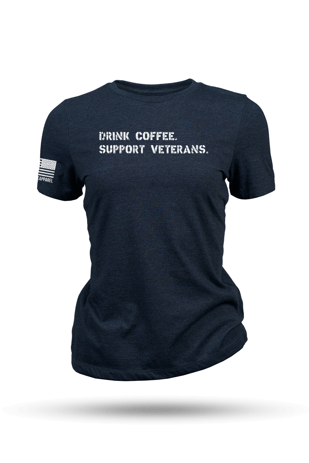 Women's T - Shirt - Drink Coffee Support Veterans