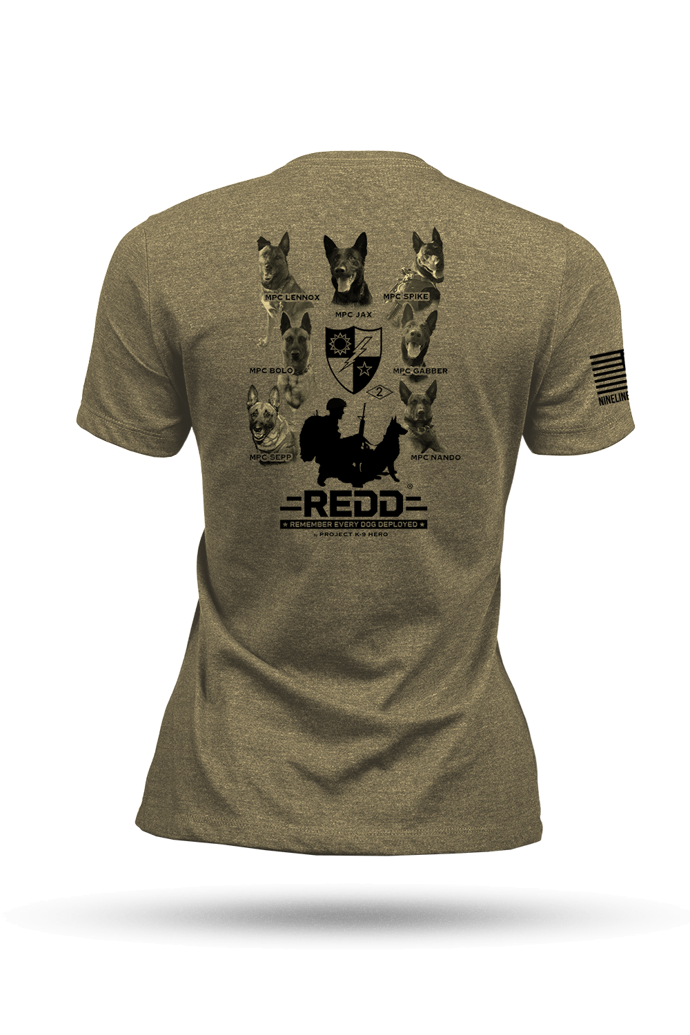 Women's T - Shirt - Project K - 9 Hero - Remember Every Dog Deployed