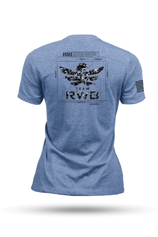 Women's T - Shirt - Team RWB Eagle Ethos Schematic