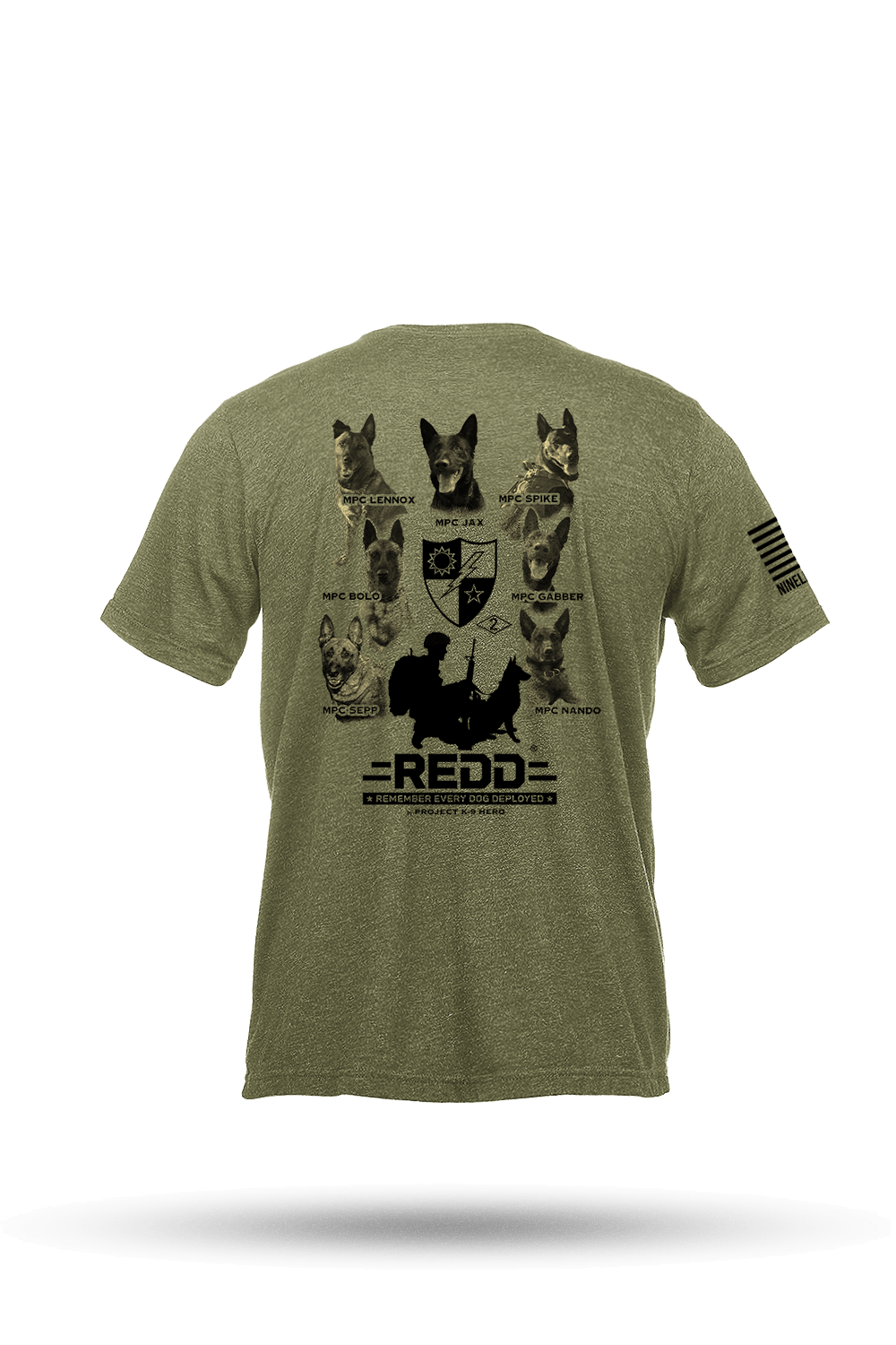 Youth T - Shirt - Project K - 9 Hero - Remember Every Dog Deployed
