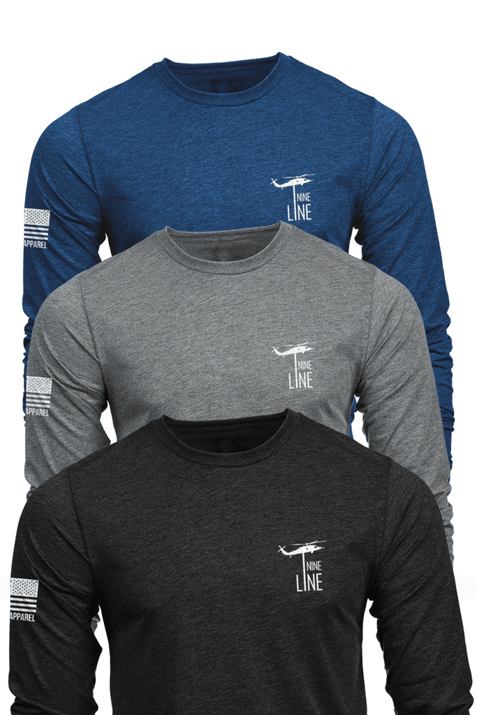 Gray Tones Long Sleeve T-Shirt 3-Pack, Gray Tones Long Sleeve T-Shirt  3-Pack