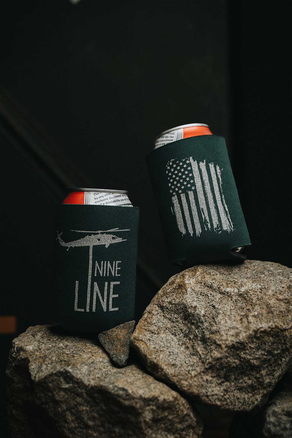 Insulated Beverage Holder - America Green - Nine Line Apparel