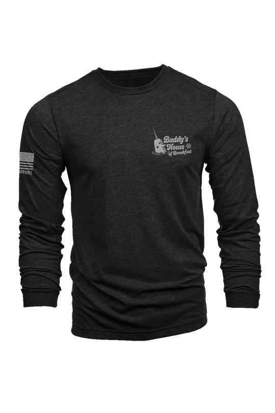 Long Sleeve Tri-Blend - Buddy's House of Breakfast - Nine Line Apparel