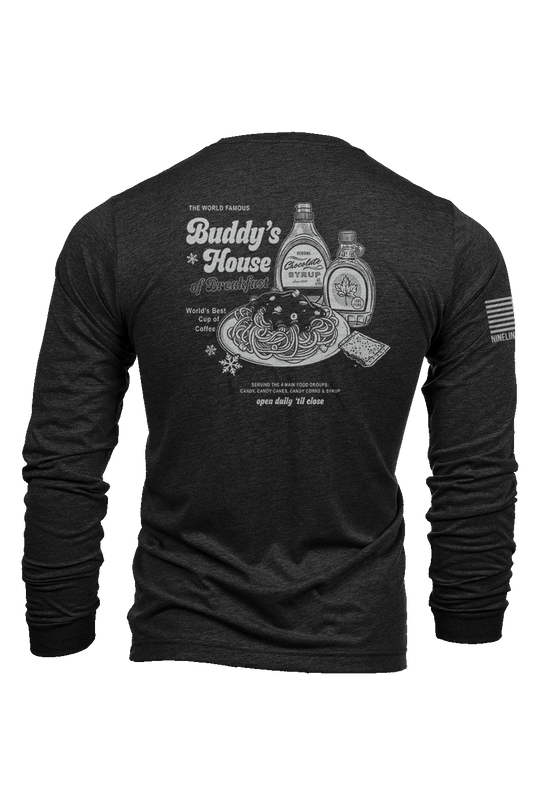 Long Sleeve Tri-Blend - Buddy's House of Breakfast - Nine Line Apparel