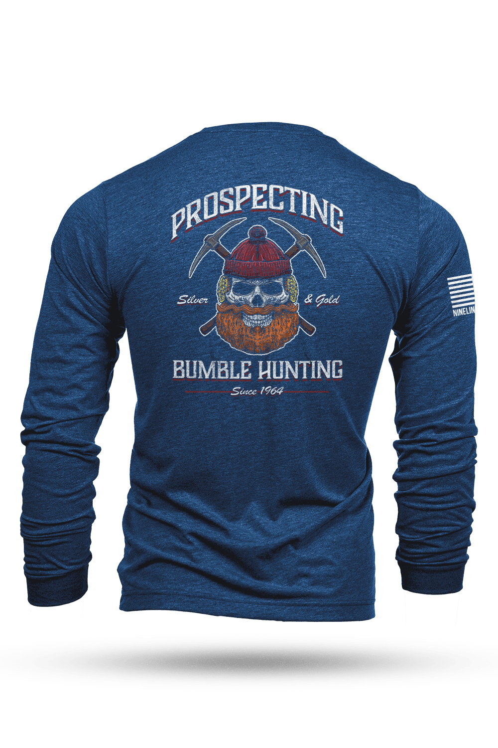 Long Sleeve Tri-Blend - Bumble Hunter - Nine Line Apparel