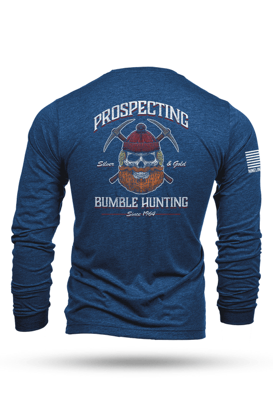 Long Sleeve Tri-Blend - Bumble Hunter - Nine Line Apparel