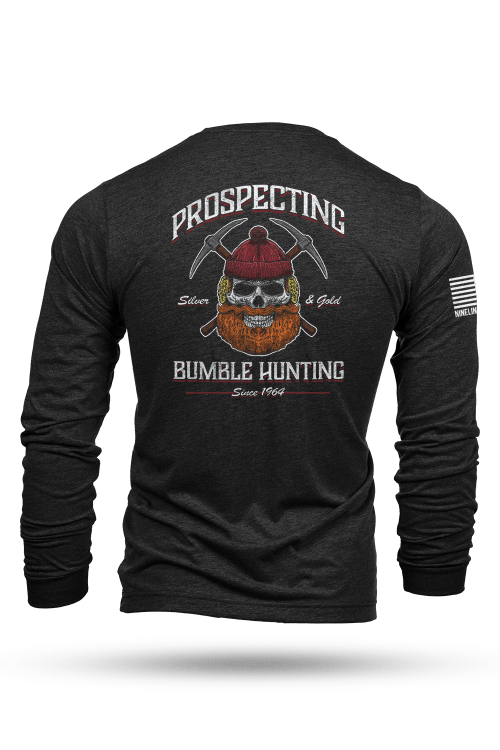 Long Sleeve Tri-Blend - Bumble Hunter - Nine Line Apparel