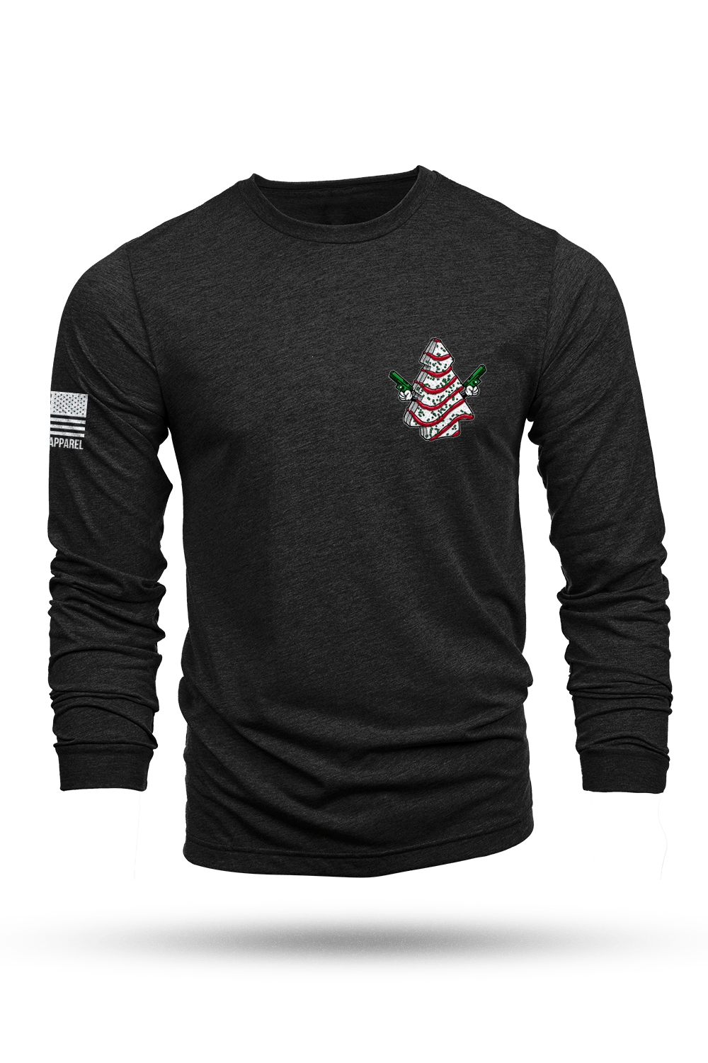 Long Sleeve Tri-Blend - Cake Tree - Nine Line Apparel