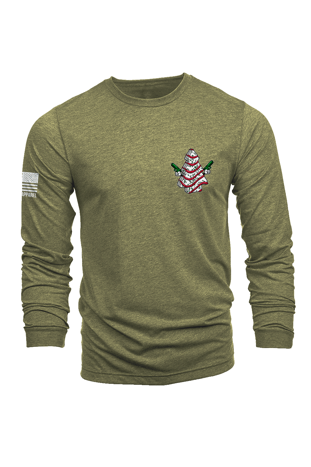 Long Sleeve Tri-Blend - Cake Tree - Nine Line Apparel