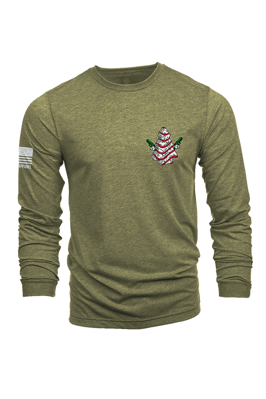 Long Sleeve Tri-Blend - Cake Tree - Nine Line Apparel