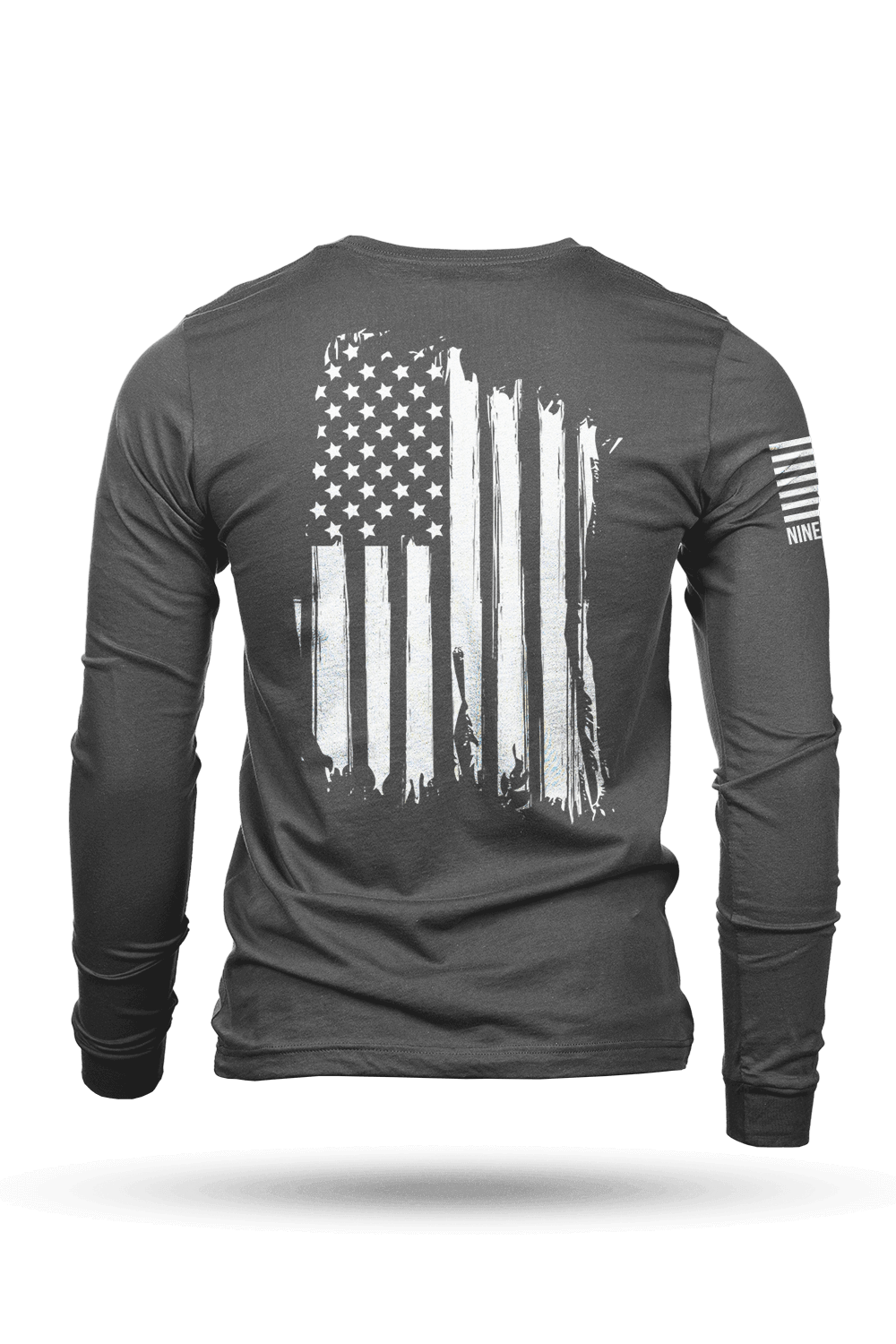 American Flag Men's Shirt, Long Sleeves - Nine Line Apparel