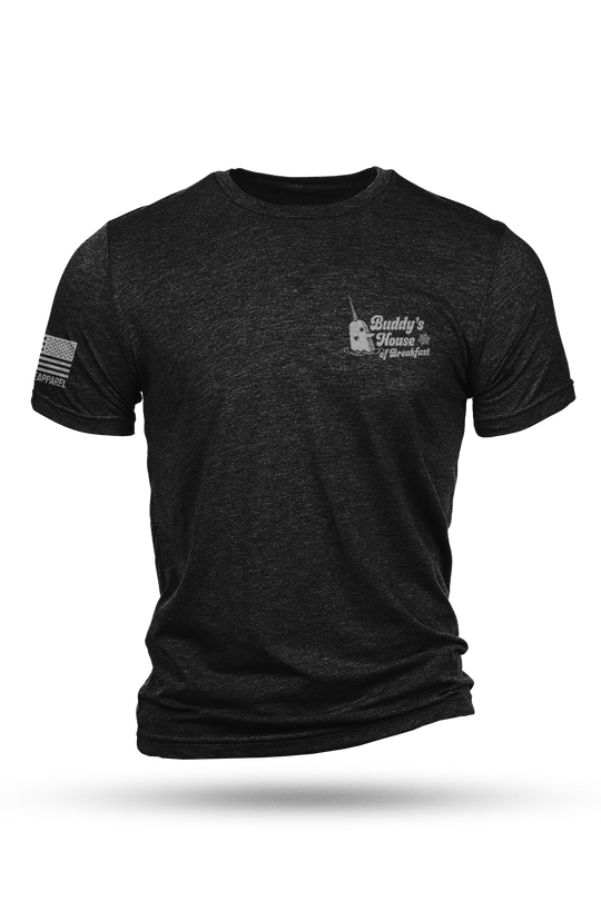 Men's Tri-Blend T-Shirt - Buddy's House of Breakfast - Nine Line Apparel