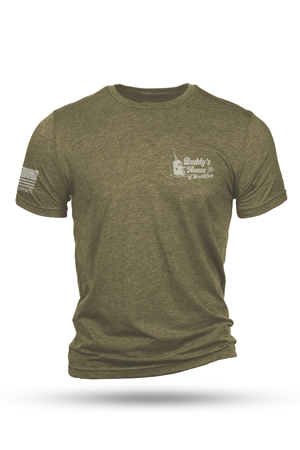 Men's Tri-Blend T-Shirt - Buddy's House of Breakfast - Nine Line Apparel