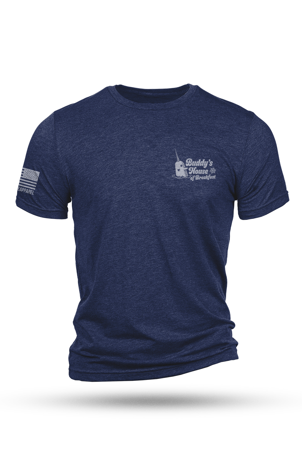 Men's Tri-Blend T-Shirt - Buddy's House of Breakfast - Nine Line Apparel