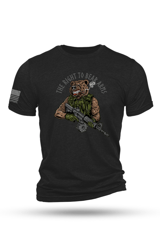 Men's Tri-Blend T-Shirt - Right to bear arms - Nine Line Apparel