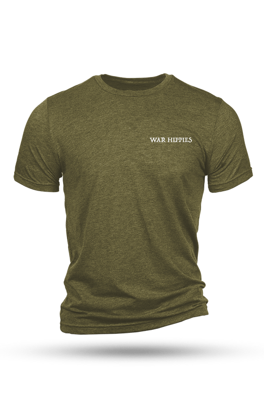 Men's Tri-Blend T-Shirt - War Hippies - Logo - Nine Line Apparel