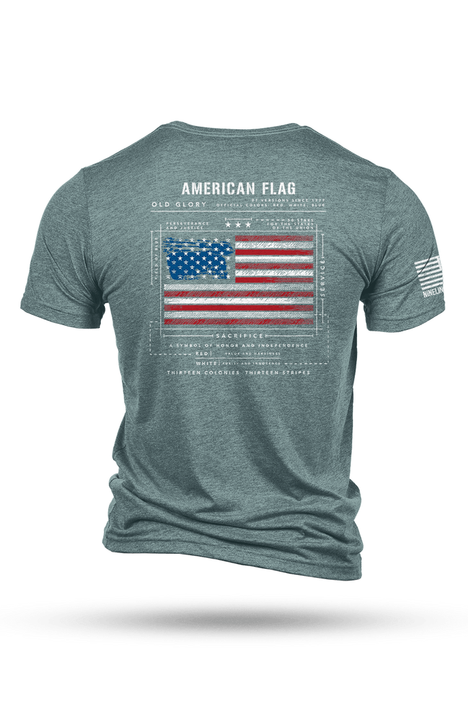 Old Glory American Flag T-Shirt