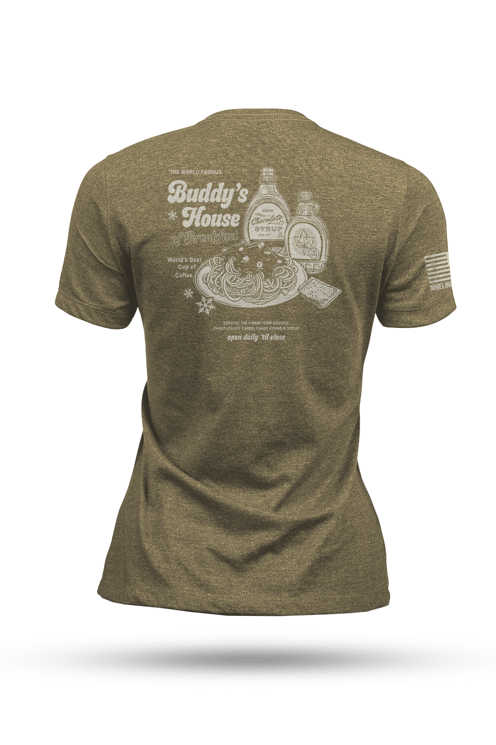 Women's Tri-Blend T-Shirt - Buddy's House of Breakfast - Nine Line Apparel