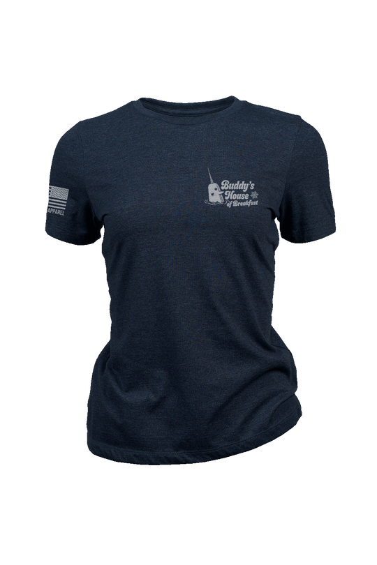 Women's Tri-Blend T-Shirt - Buddy's House of Breakfast - Nine Line Apparel