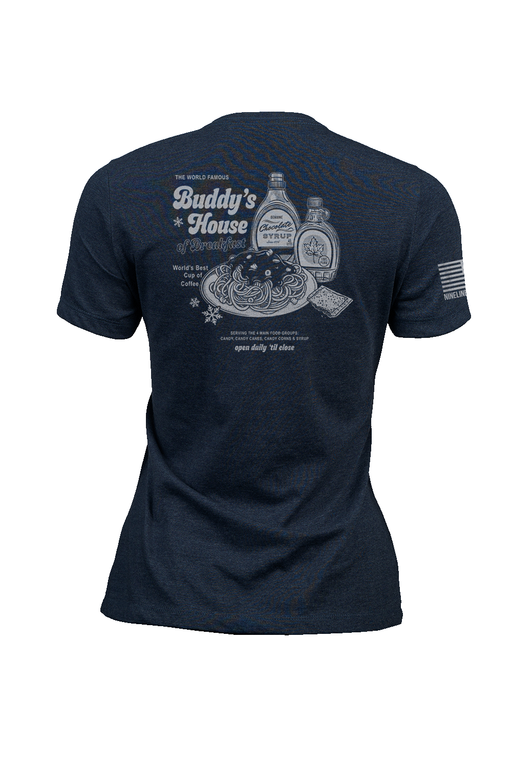 Women's Tri-Blend T-Shirt - Buddy's House of Breakfast - Nine Line Apparel