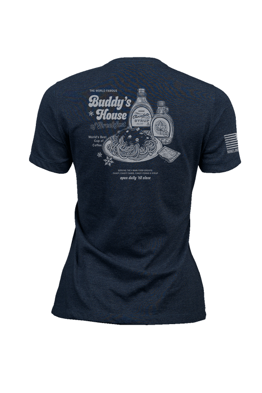 Women's Tri-Blend T-Shirt - Buddy's House of Breakfast - Nine Line Apparel