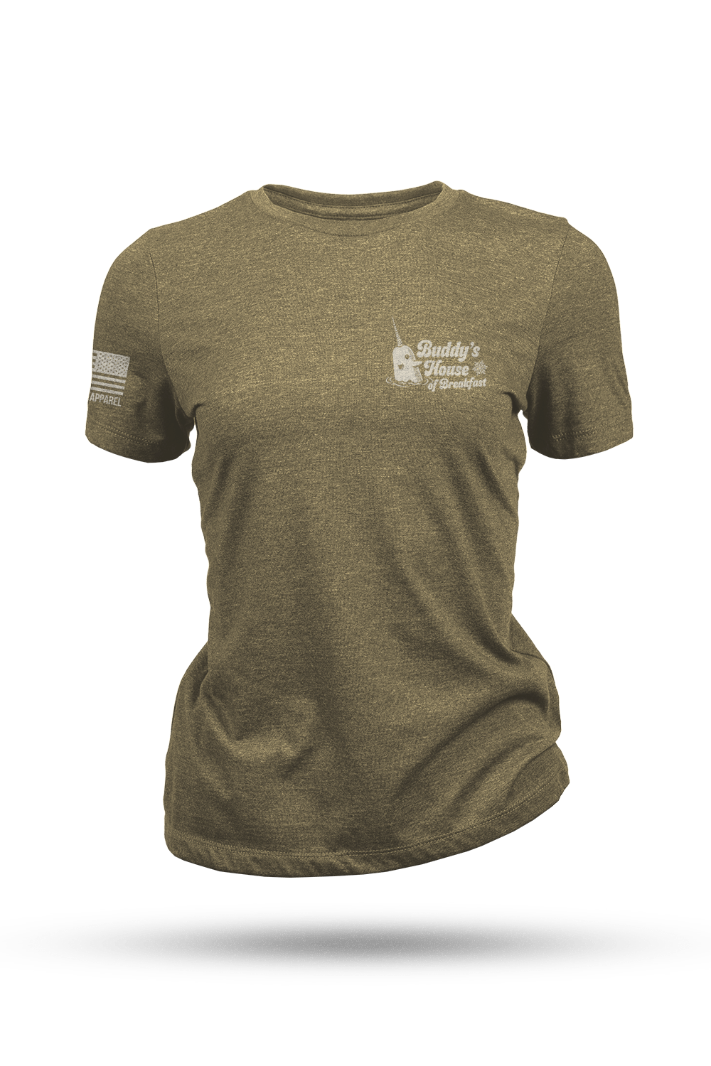 Women's Tri-Blend T-Shirt - Buddy's House of Breakfast - Nine Line Apparel