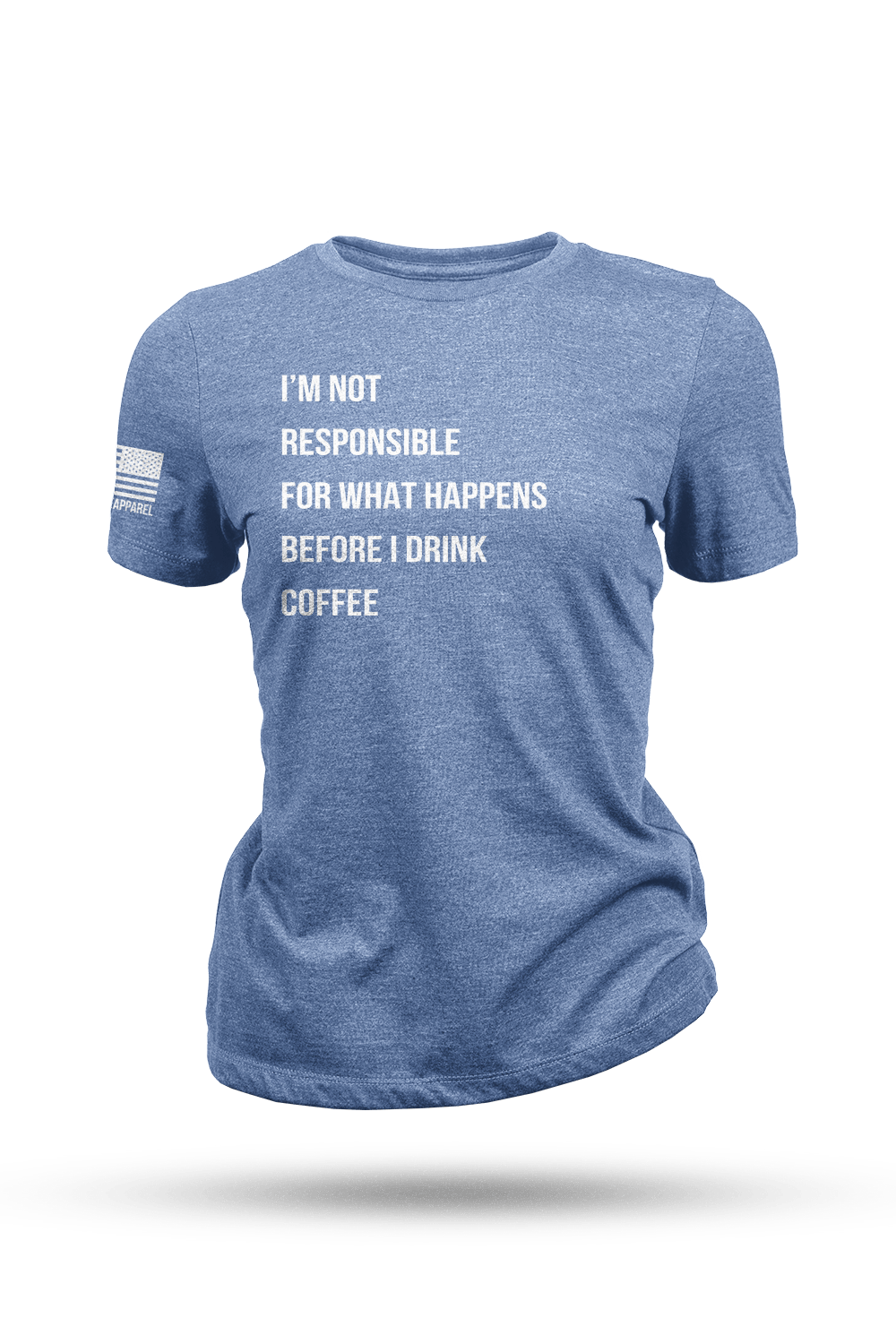 Women's Tri-Blend T-Shirt - NOT RESPONSIBLE - Nine Line Apparel