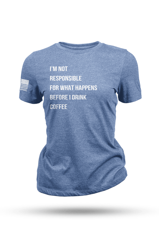 Women's Tri-Blend T-Shirt - NOT RESPONSIBLE - Nine Line Apparel